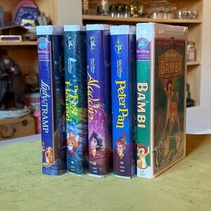 Disney VHS Movie Collection rare black diamond and masterpiece editions